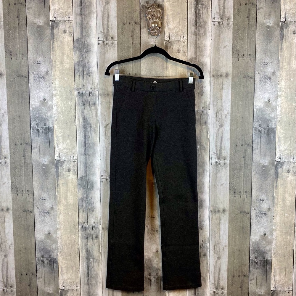 Betabrand Classic Dress Pant Yoga Pant Straight in Charcoal Grey Size XS Petite. - Picture 2 of 15